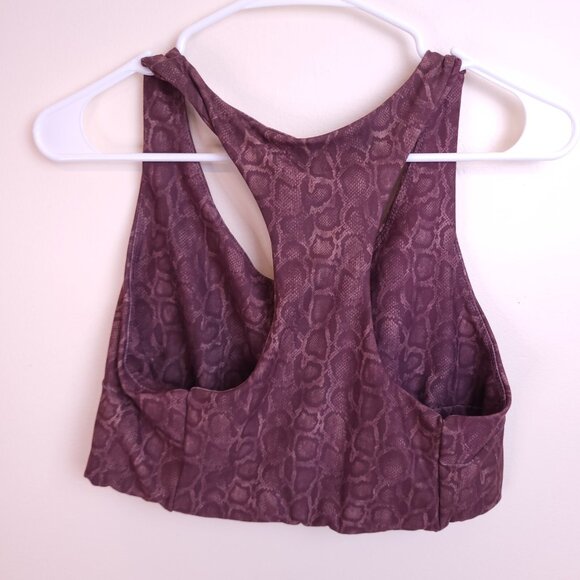 EVOLUTION AND CREATION Womens XL Active Tank Top and Pants Set Purple Snake Skin - Picture 8 of 16